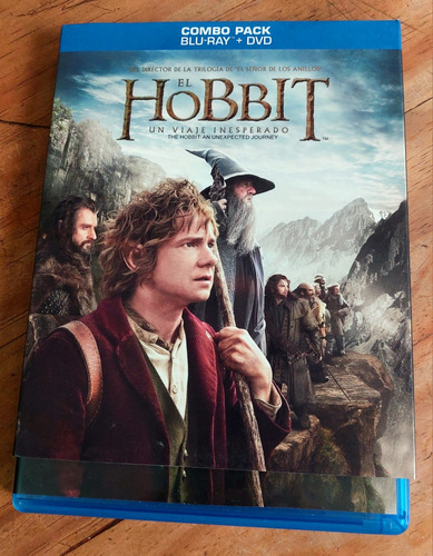 El Hobbit Un Viaje Inesperado Combo Blu-ray + Dvd (3 Discos) (Usado)