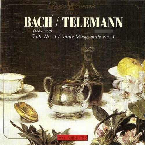 Bach* / Telemann-suite No. 3 / Table Music Suite No. 1-cd 