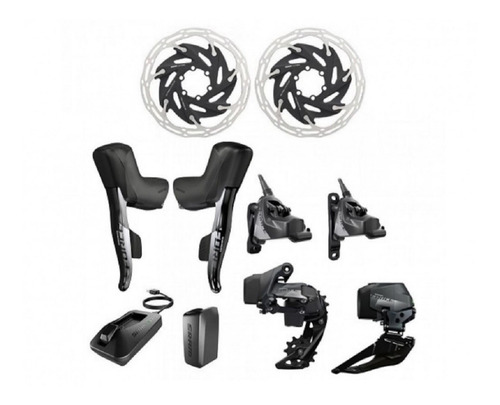 Grupo Sram Force Etap Axs D1 2x12 Com Freio Disco Flat Mount