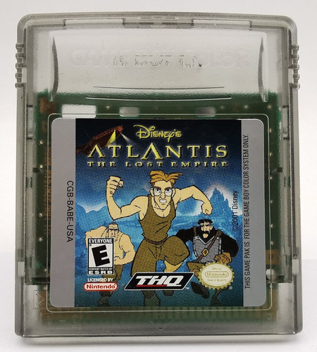 Atlantis The Lost Empire Gbc Nintendo * R G Gallery