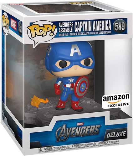 Pop! Deluxe Marvel: Avengers Assemble Series Capitán América