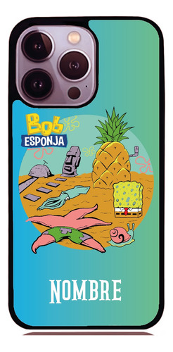 Funda Bob Esponja V1 Zte Personalizada