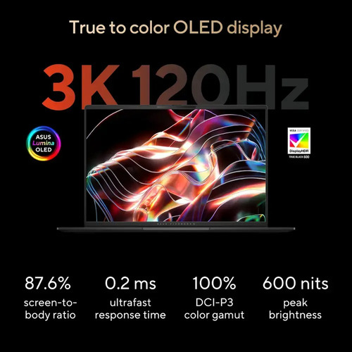 Asus Vivobook S16 16 3k Oled Ryzen Ai 7 350 24gb 1tb Ssd