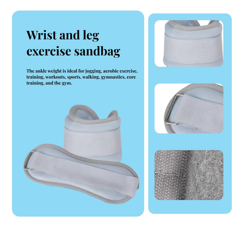 Pesas Para Tobillos, Correas Ajustables Para 0,75 Kg X 2