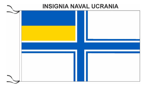 Bandera Insignia Naval De Ucrania 90 X 150 Cm