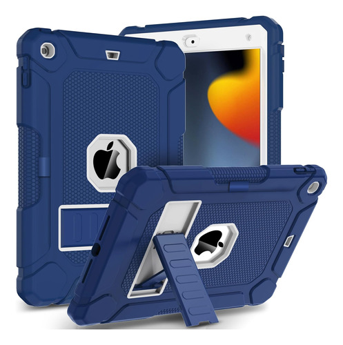 Funda iPad 10.2 Ltrop Protector Incorporado Negro/azul