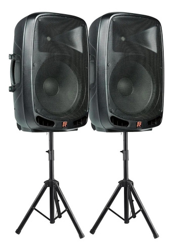 Kit 2 Caixa De Som Acústica Staner Ps1501 400w + Tripé