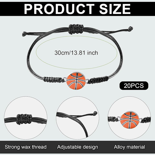 Pulseras Deportivas Ajustables Mikovivi - 20 Piezas Multicol