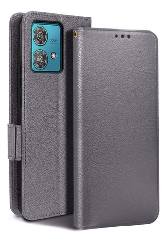 For Motorola Edge 40 Neo Litchi Pu Wallet Card Slot Case