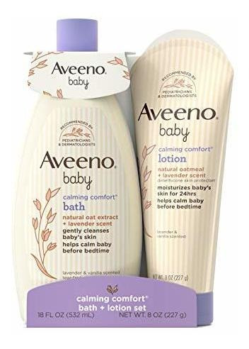 Aveeno Baby Calming Comfort Bath & Lotion Set Productos Noc