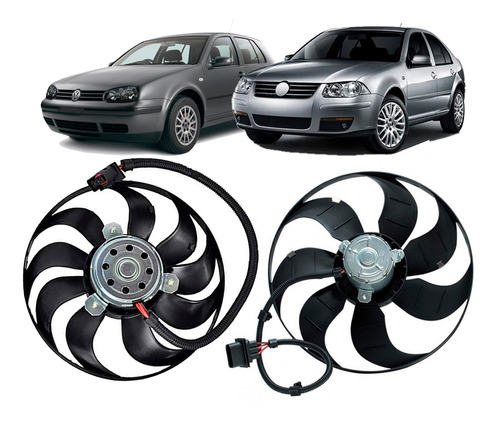 Kit Electroventilador Bora Golf Iv Manual X2