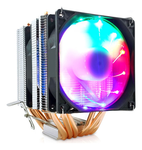 6 Heat Pipes Cpu Cooler 4 Pin Pwm Rgb Lga 2011/2011-3 X79