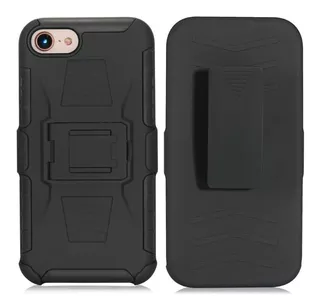 Funda Clip Uso Rudo Para Apple iPhone 5 5s 6 6s 6 Plus 7 7+ 8 8+