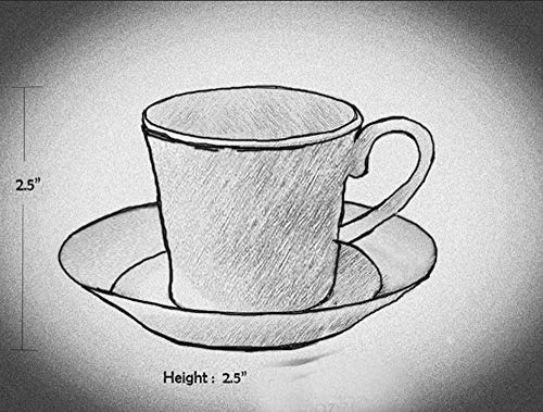 Lorren Home Trends Juliette-6 Tazas De Espresso O De Café So