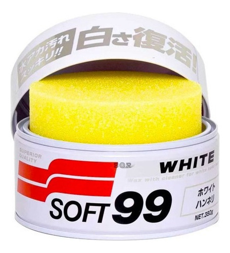 Cera Automotiva Premium White Wax Soft99 350g Cleaner Branca