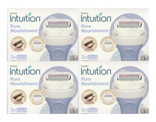 Schick Intuition Pure Nutrition Con Manteca De Cacao Orgnica