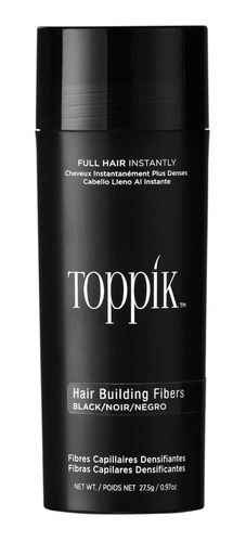 Polvo Texturizador Toppik Negro Fibras Capilares De 27.5g 