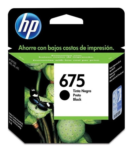 Tinta Officejet Hp 675 Negro Original