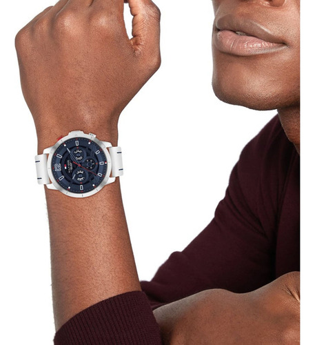 Reloj Para Hombre Tommy Hilfiger 1792148 Blanco