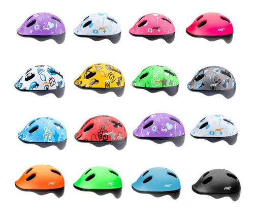 Capacete Ptk Bike Infantil Baby Ciclismo Menino E Menina