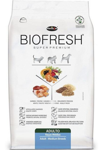Alimento Biofresh Perros Adultos Raza Mediana 3kg Np