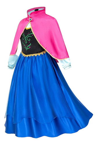 Disfraz Vestido Princesa Anna Pelicula Frozen 