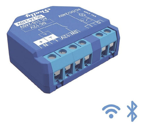 Relevador Inalámbrico Inteligente 16a, 110-230 V Shellyplus1