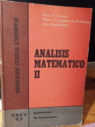 Análisis Matematico Ii - Trucco - Rodriguez - Foncuberta -tt