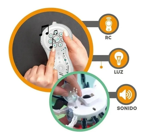 Araña Robótica Spid Fire Con Luz Y Sonido