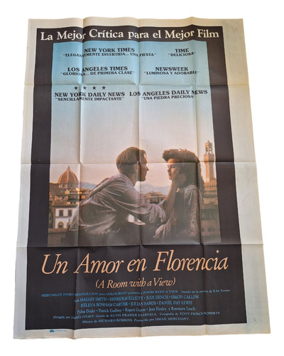 Poster Afiche Cine Doble Original Un Amor En Florencia *