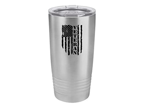 Rogue River Tactical Usa Flag Veteran 20 Oz. Travel B3rxs