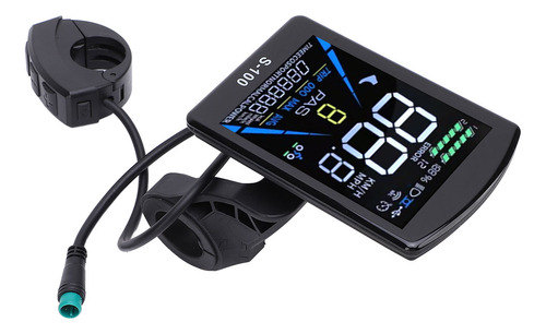 Pantalla Eléctrica Con Panel Lcd Para Bicicleta De Montaña,