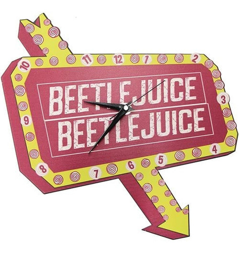 Beetlejuice Reloj De Pared