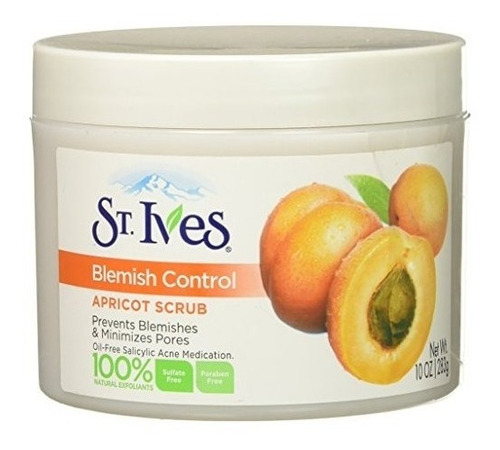 St. Ives Apricot Scrub Naturalmente Clear Blemish Y Control 