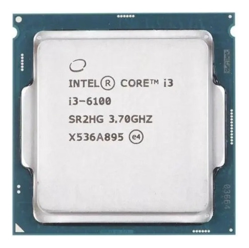 Processador Gamer Intel Core I3-6100 Lga 11516ª Ger Oem