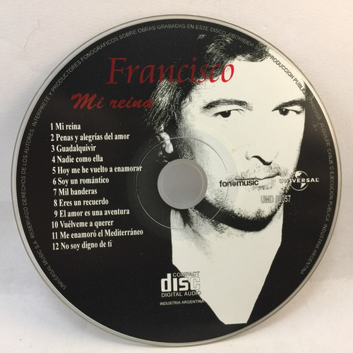 Francisco - Mi Reina - Cd (Usado)