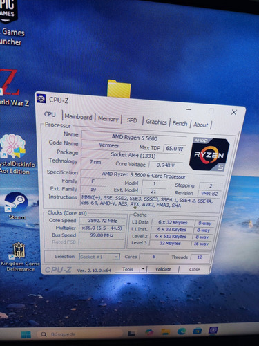 Procesador Gamer Amd Ryzen 5 5600 Detalles