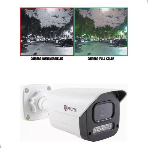 Kit Cftv 2 Câmeras Segurança Colorida Noturna Dvr Intelbras