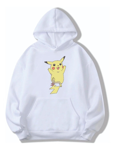 Buzo Hoodie Canguro Pikachu Pokemon Niño Niña #4