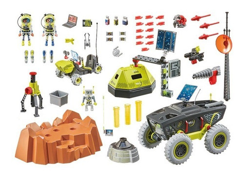 Playmobil Expedicion A Marte Con Auto Luz Y Sonido Robot