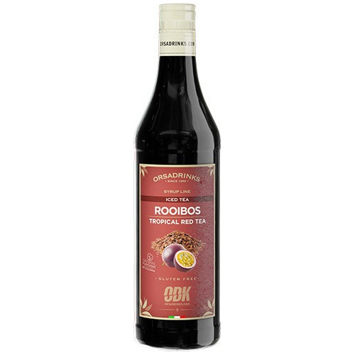 Syrup Te Helado Rooibos Tropical Italiano Marca Odk 750ml