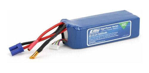 Bateria Lipo 22.2v 5000mah 30c 6s Ec5 Plug E-flite