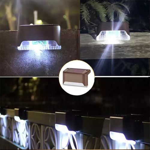 . Pack De 24 Luces Solares For Escaleras, Escalones Y Bolas