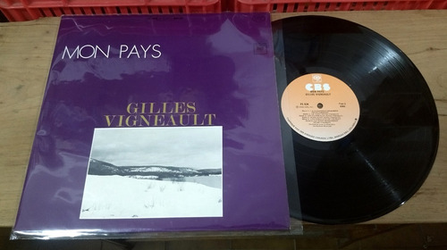 Gilles Vigneault Mon Pays 1965 Disco Vinilo Lp Canada