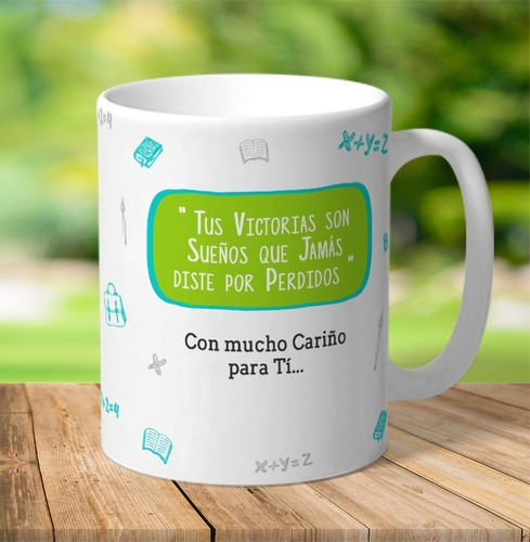 Taza Maestro Personalizada Con Tu Nombre