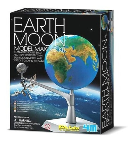 Kit Para Modelar La Tierra Y La Luna 4m Juguete Didactico