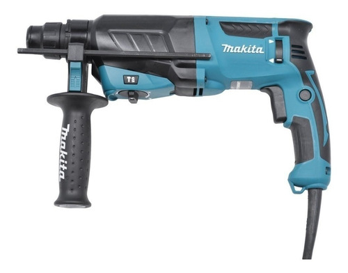 Martelete eletropneumático Makita HR2630SP azul com 830W de potência 220V