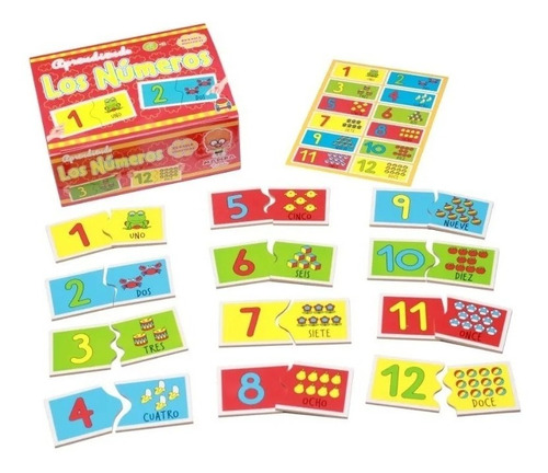 Los Numeros Puzzles Didactico