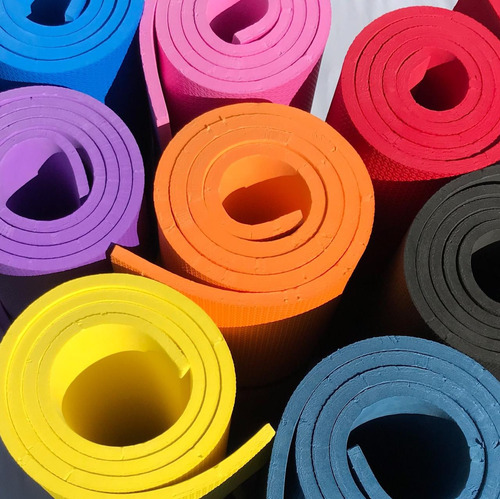 Imagem 3 de 10 de Colchonete Kit C/5 Eva 180cmx53cmx10mm Ginástica Exercícios