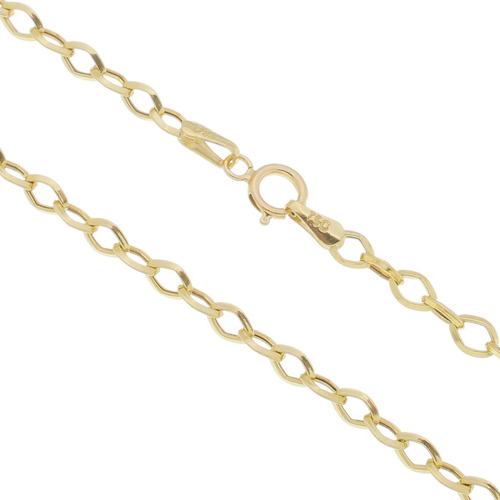Pulseira Feminina Ouro 18k 750 Octagonal Moderna, Linda!